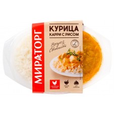 Курица карри Мираторг с рисом, 260 г (kastd) в магазинах Ашан