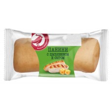 Панини АШАН Красная птица с цыпленком и сыром, 190 г (kastd) в магазинах Ашан