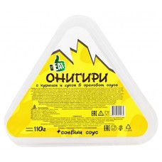 Онигири I like eat с курицей и чукой в ореховом соусе, 110 г (kastd) в магазинах Ашан