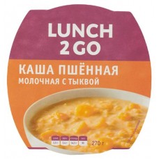 Каша молочная Lunch 2 GO Пшенная с тыквой, 270 г (kastd) в магазинах Ашан