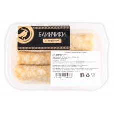 Блины АШАН Золотая птица с творогом, 210 г (kastd) в магазинах Ашан