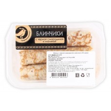 Блины АШАН Золотая птица с черной смородиной и малиной, 210 г (kastd) в магазинах Ашан
