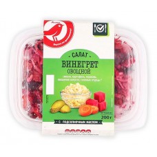 Салат АШАН Красная птица Винегрет овощной, 200 г (kastd) в магазинах Ашан