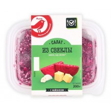 Салат АШАН Красная птица Свекла с чесноком, 200 г (kastd) в магазинах Ашан