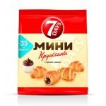 Мини круассаны 7Days с кремом какао, 300 г (kastd)
