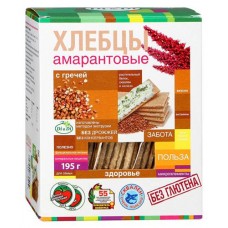 Хлебцы амарантовые Di&Di с гречей, 195 г в магазинах Ашан