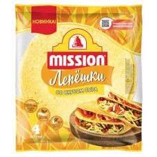 Лепешки пшеничные Mission со вкусом сыра, 166 г (kastd) в магазинах Ашан