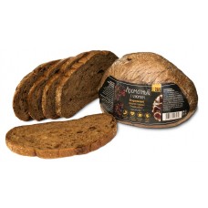 Хлеб ржано-пшеничный Рижский хлеб Ароматный бездрожжевой с изюмом, 300 г (kastd) в магазинах Ашан