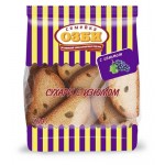 Сухари Семейка ОЗБИ с изюмом в сахаре, 300 г (kastd)