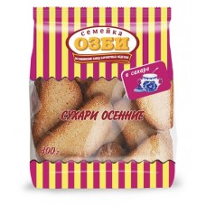 Сухари Семейка ОЗБИ Осенние, 300 г (kastd) в магазинах Ашан