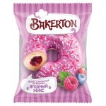 Пончики Донат Bakerton с начинкой Лесные ягоды, 70 г (kastd)