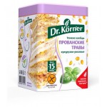 Хлебцы кукурузно-рисовые Dr. Korner с прованскими травами тонкие, 100 г (kastd)