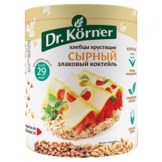 Хлебцы Dr. Korner Злаковый коктейль сырный, 100 г (kastd) в магазинах Ашан