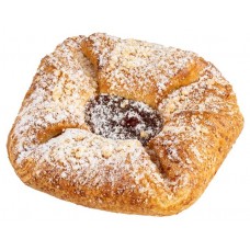 Розанчики слоеные Королевский хлеб с начинкой из яблочного повидла, 100 г (kastd) в магазинах Ашан