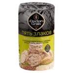 Хлебцы хрустящие Doctor Grain 5 злаков, 80 г (kastd)