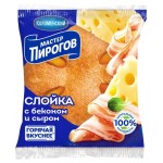 Слойка Мастер Пирогов с беконом и сыром, 70 г (kastd) Слойка Мастер Пирогов с беконом и сыром, 70 г (kastd)