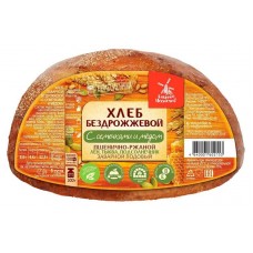 Хлеб Хлебное местечко с семечками и медом нарезка, 300 г (kastd) в магазинах Ашан