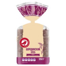 Хлеб ржано-пшеничный АШАН Красная птица Бородинский нарезка, 350 г (kastd) в магазинах Ашан