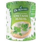 Хлебцы Dr. Korner хрустящие Рисовые со сметаной и зеленью, 80 г (kastd) Хлебцы Dr. Korner хрустящие Рисовые со сметаной и зеленью, 80 г (kastd)