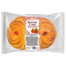 Булочка Нижегородский Хлеб К чаю с клубникой, 110 г (kastd) в магазинах Ашан