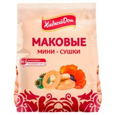 Сушка мини Волжский пекарь маковая, 180 г (kastd) в магазинах Ашан
