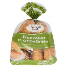 Булочки Русский Хлеб с отрубями, 6х50 г (kastd) в магазинах Ашан