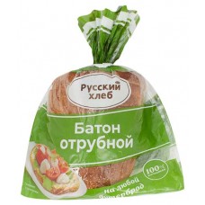 Батон Русский Хлеб Отрубной половинка нарезка, 200 г (kastd) в магазинах Ашан