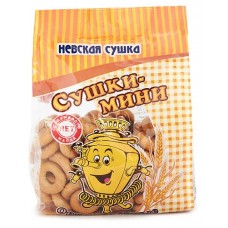 Сушка-мини Невская сушка Оригинальная с солодом, 200 г (kastd) в магазинах Ашан