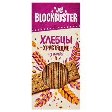 Хлебцы Blockbuster хрустящие из полбы, 130 г (kastd) в магазинах Ашан