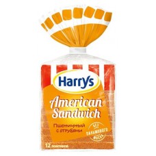 Хлеб Harry's American Sandwich с отрубями, 515 г (kastd) в магазинах Ашан
