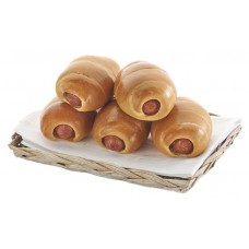 Сосиска в тесте АШАН, 110 г (kastd) в магазинах Ашан