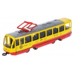 Игрушечный трамвай Технопарк металлический, 18,5 см (kastd)