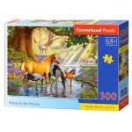 Пазл Castorland Лошади у реки, 300 деталей (kastd)