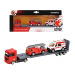 Автовоз с двумя машинами Пламенный Мотор (kastd) Автовоз с двумя машинами Пламенный Мотор (kastd)