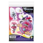 Наклейки Тролли Мировой тур с магнитом (kastd)