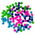 Помпоны АШАН Красная птица 1 см, 100 шт (kastd)