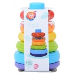 Пирамидка ONE TWO FUN развивающая кольца (kastd)
