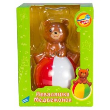 Игрушка-неваляшка Mommy Love Медвежонок (kastd) в магазинах Ашан