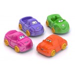 Машинки НОРДПЛАСТ Глазастики, 4 шт (kastd)