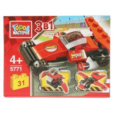 Конструктор Город мастеров Транспорт, 33 детали (kastd) в магазинах Ашан