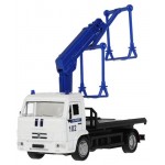 Модель металлическая Технопарк Полиция КамАЗ Эвакуатор (kastd)