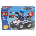 Конструктор Город мастеров Полиция Квадроцикл (kastd)