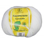 Пряжа Камтекс Карамелька акриловая цвет 002, 50 г/175 м (kastd)