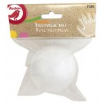 Шарик для поделок и декорирования АШАН Красная птица полистирол, 7 см (kastd)