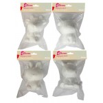 Фигурки животных для поделок и декорирования АШАН Красная птица из пенопласта (kastd)