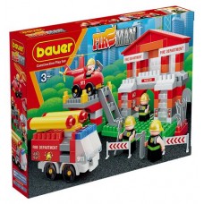 Конструктор Bauer Fireman Набор пожарная часть в магазинах Ашан