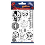 Наклейки-тату переводные PrioritY Человек Паук  2 светящиеся, 110х200 мм (kastd)