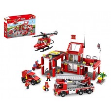 Игрушка-конструктор COGO Пожарная охрана (kastd) в магазинах Ашан