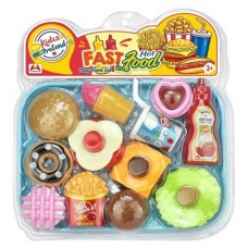 Игровой набор Горячий фаст-фуд, 12 предметов (kastd) в магазинах Ашан