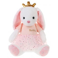 Игрушка мягкая Fluffy Family Зайка принцесса, 45 см (kastd) в магазинах Ашан